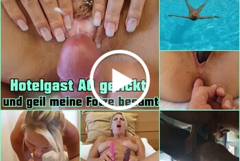 JuliaPink: Hotelgast AO und voll auf die Fotze gewichst