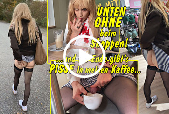 Download: TV_Kimberly_Hot - Unten ohne beim Shoppen!! ... und am Ende gibts Pisse in meinen Kaffee...